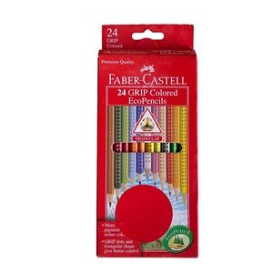 NEW Faber-Castell 24‎ triangular Colored Eco Pencils Premium Quality